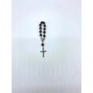 Rózsafüzér tized fa dróton bordó