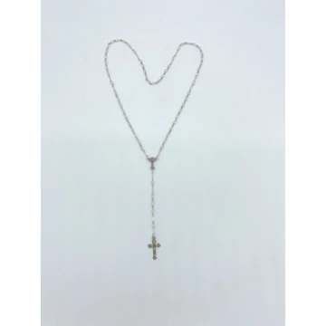 Rózsafüzér kristály 4mm átlátszó