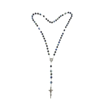 Rózsafüzér kristály 8mm fekete