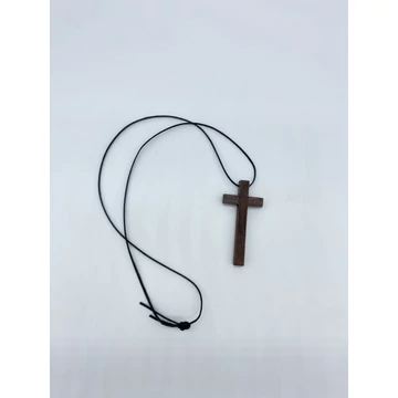 Bőr szál fa végkereszttel