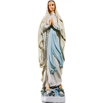 Szobor festett Lurdi Mária 40cm 505