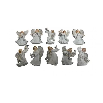 Angyalka hűtőmágnes ( fehér - ezüst) 0869