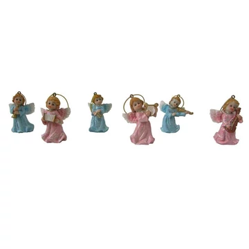 Angyal 7cm , kék és rózsaszín ( 5531 )