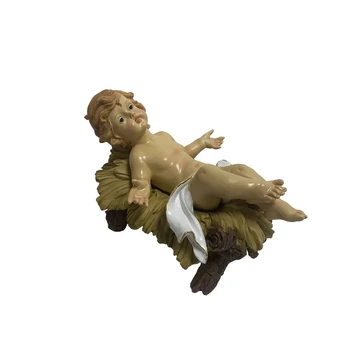 Szobor Kis Jézus jászolban 21*32cm