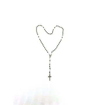 Rózsafüzér kristály 4mm zöld