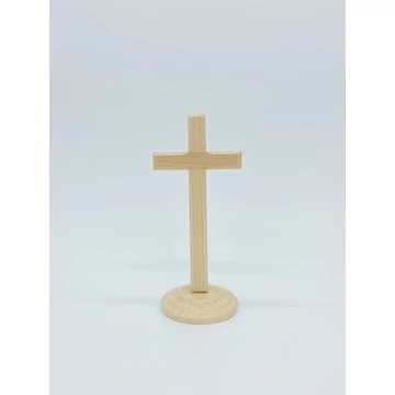 Feszület natúr álló korpusz nélküli 24cm fa