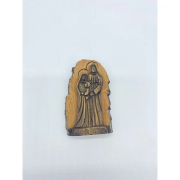 Faragott háncs dísz Szent család kicsi