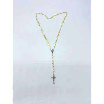 Rózsafüzér gyermek szíves sárga