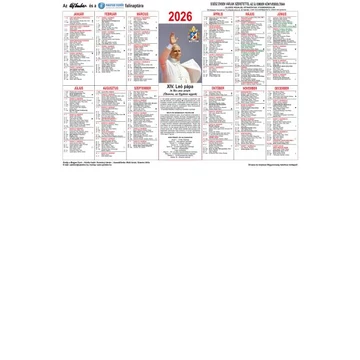 Új ember  falinaptár 2026 (egylapos)