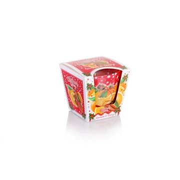 Illatos gyertya üveg pohárban "Christmas Spice" 115g