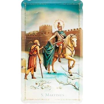 Szentkép aranyozott - Szt Márton