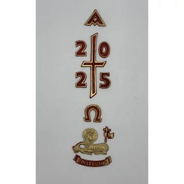 Húsvéti viaszdísz nagy / garnitúra