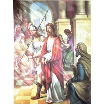 Keresztút képek papíron  A/4  ( stációs )