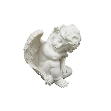 Angyal ülő fehér 29cm   ( 57422 )