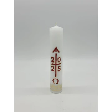 Gyertya díszített 50dkg Húsvéti számos matricás