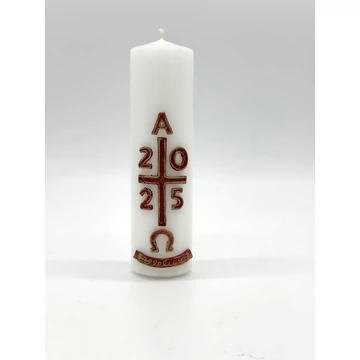 Gyertya díszített 35dkg húsvéti viaszdíszes