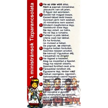 Ministránsok Tízparancsolata