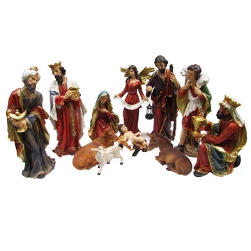 Betlehemi alakok  ( 11 alak, színes  15-75cm )     9425