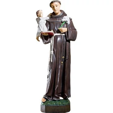 Szobor festett Szent Antal 120cm 700