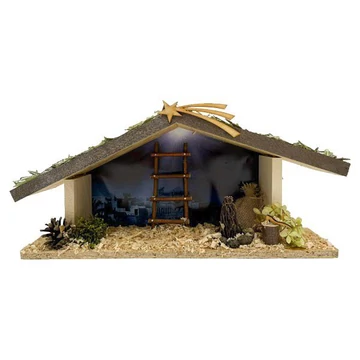 Betlehem ház világító 22x44cm