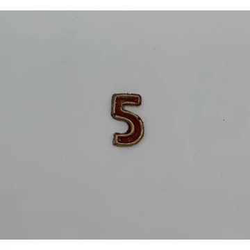 Húsvéti szám viaszdísz kicsi (db)