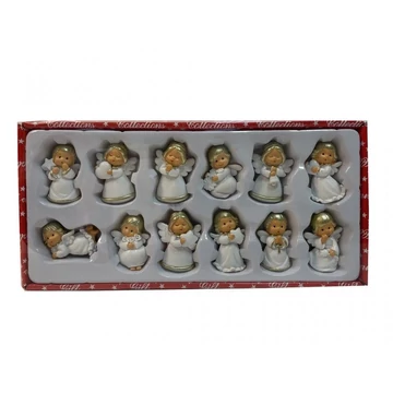 Hűtőmágnes angyal fehér-arany ( 5322 )