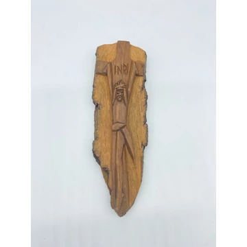 Faragott háncs dísz Jézus kereszten nagy