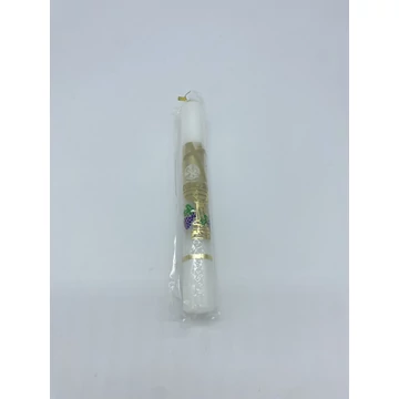 Gyertya díszített 7dkg bérmálkozói d22mm, h200mm