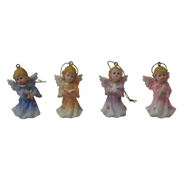 Angyalka akasztós színes 6,5cm ( 3524 )