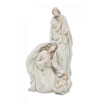Szent Család 35cm fehér színben 3 alakos 132338