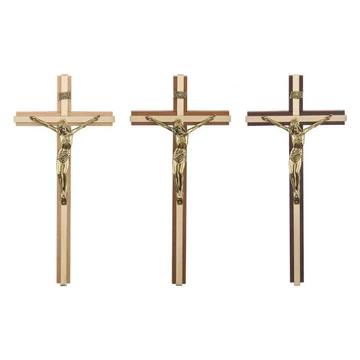 Réz/fa feszület 26cm dió/ezüst 01-310