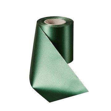 Koszorúszalag EDV szatén 100 mm 25 m sima zöld