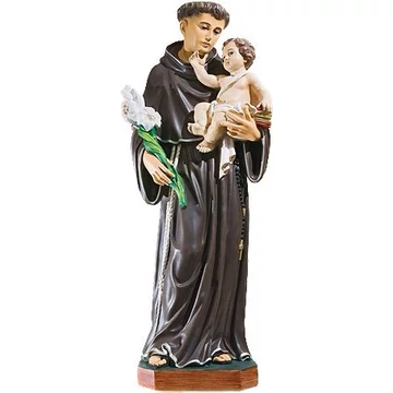 Szobor festett Szent Antal 80cm 703