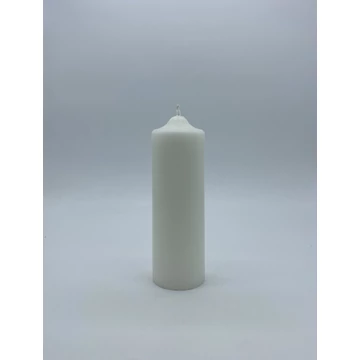 Gyertya natúr 1kg-os rövid d80mm h230mm