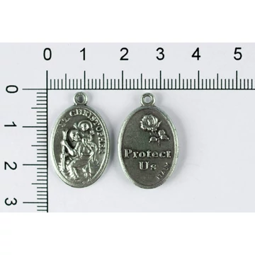 Érem Szent Kristóf 2,5cm