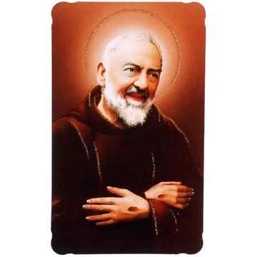 Szentkép aranyozott - Pio Atya