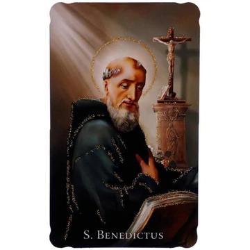 Szentkép aranyozott - Szent Benedek
