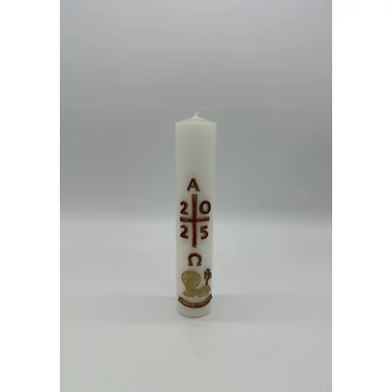 Gyertya díszített 50dkg húsvéti viaszdíszes