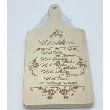 Házi Áldás falap nyeles 35*16cm