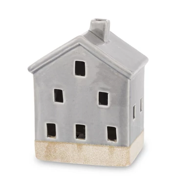 Házikó szürke világító 11,5cm 159334