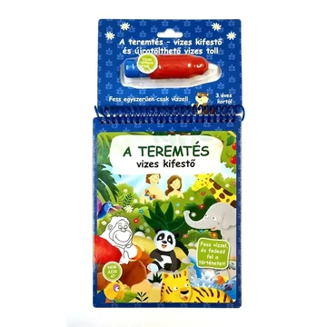 A teremtés vizes kifestő