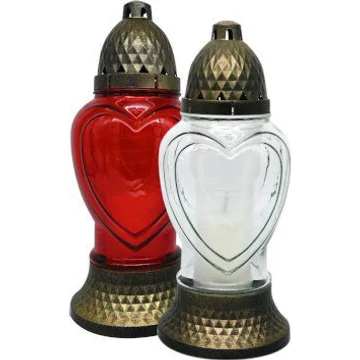 Üvegmécses szív mintával LA83P