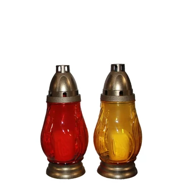 Üvegmécses piros 24cm 315