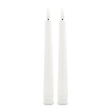 Elektromos kónuszos gyertya fehér 2db/csom