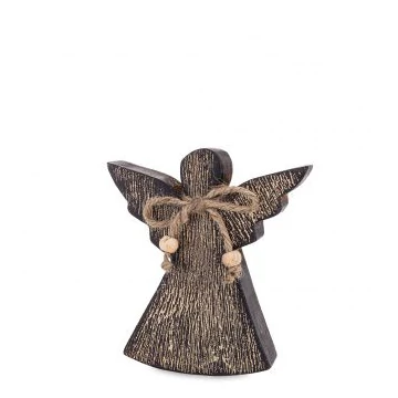Angyal fa arany poros  12x11x3 cm