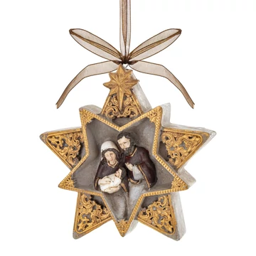 Függő csillag Szent Családdal