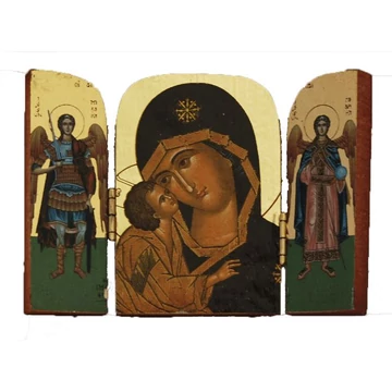 Ikon hármas 10x7,5cm a.