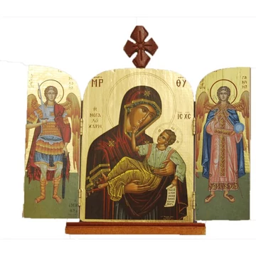Ikon hármas 20x19cm a.