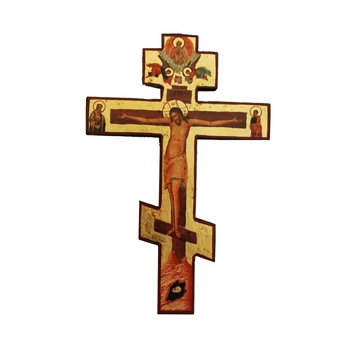 Ikon orthodox kereszt 14,5x22cm
