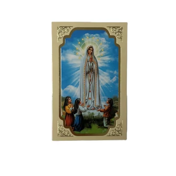 Szentkép imával - Fatimai Szűz Mária